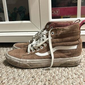 Vans toasted coconut suede sk8 hi